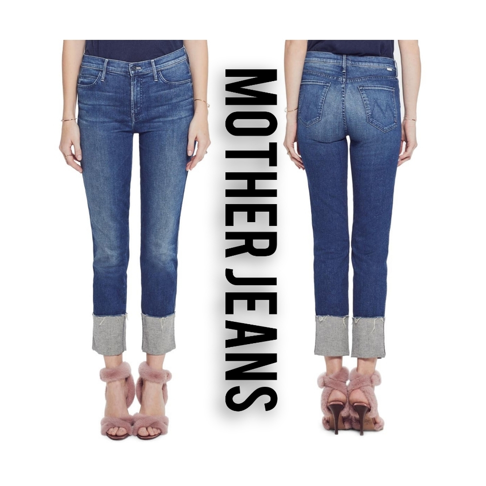 MOTHER Jeans Pony Boy Ankle Fray sz 24